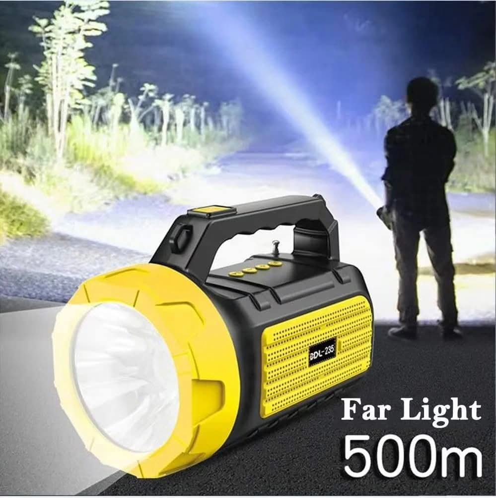 Rucna punjiva led lampa sa bluetooth zvucnikom