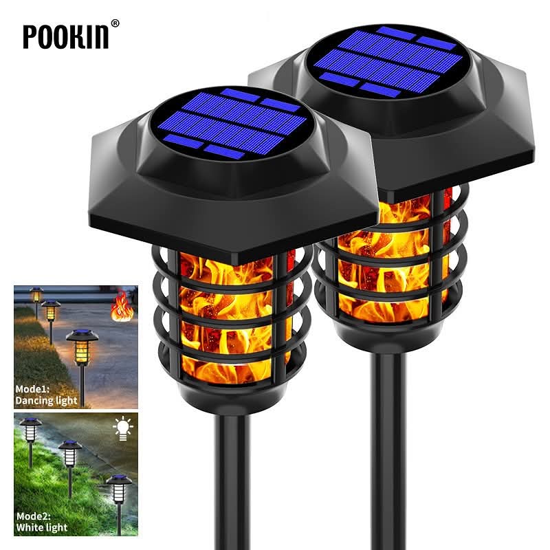 Solarna baštenska lampa (50cm x 20cm) sa 2 načina rada.