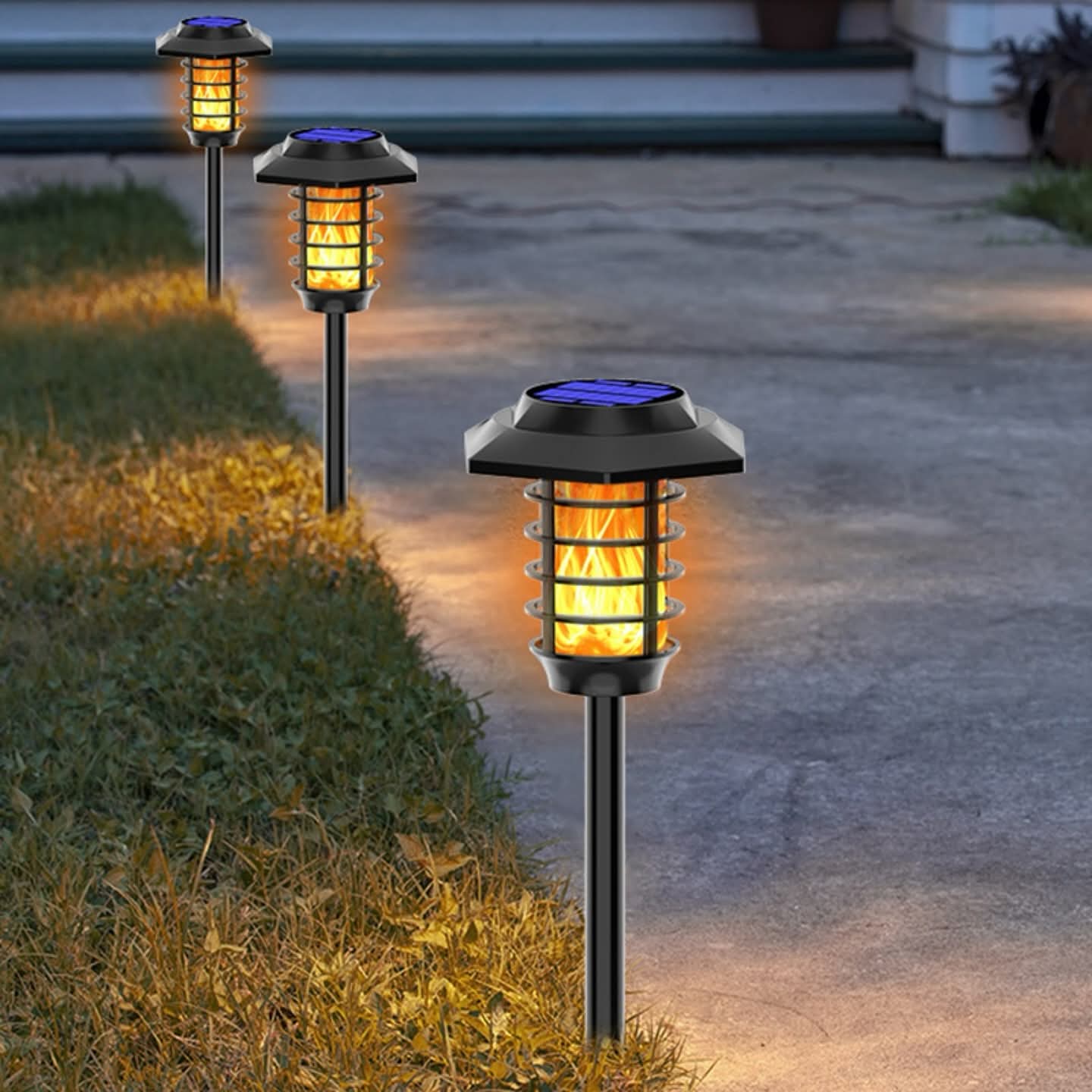 Solarna baštenska lampa (50cm x 20cm) sa 2 načina rada.