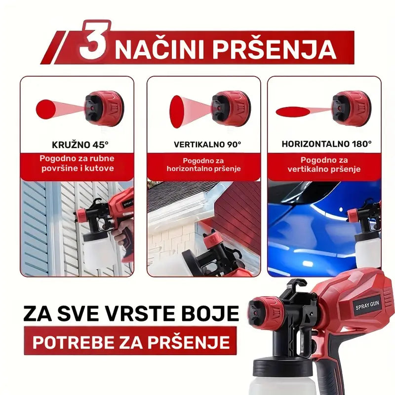 Električni pištolj za farbanje 400W