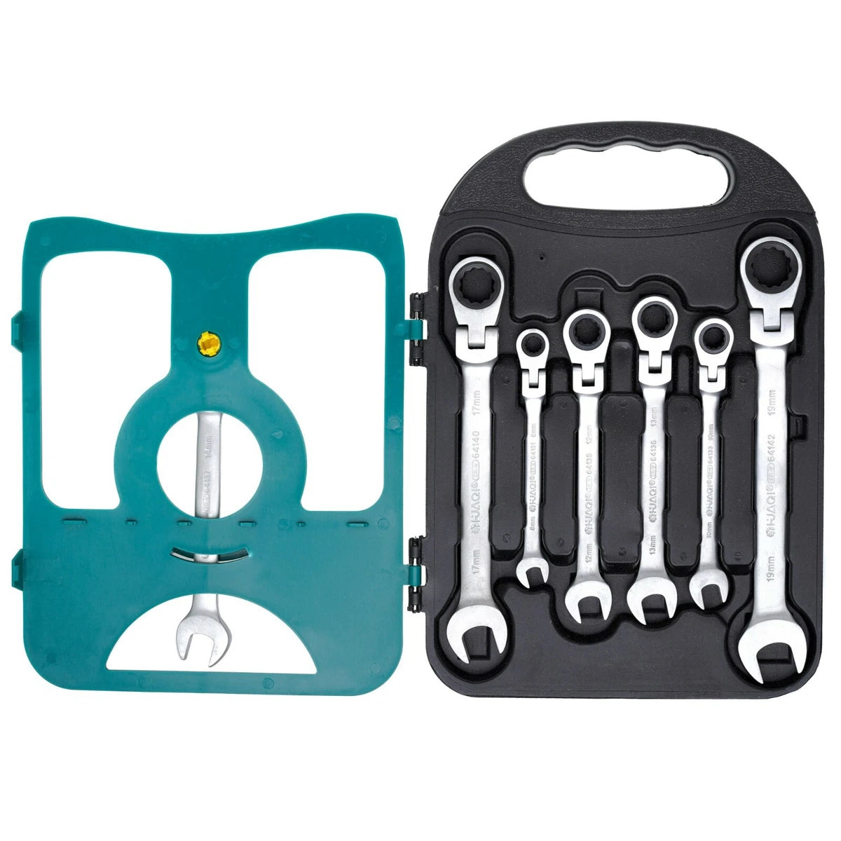 Set okastih ključeva sa zglobom (račna) – 7 komada, CR-V čelik