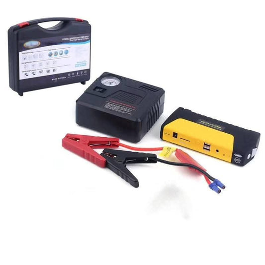 Jump Starter 3u1 višenamjenski set starter za akumulator i kompresor za auto velike snage